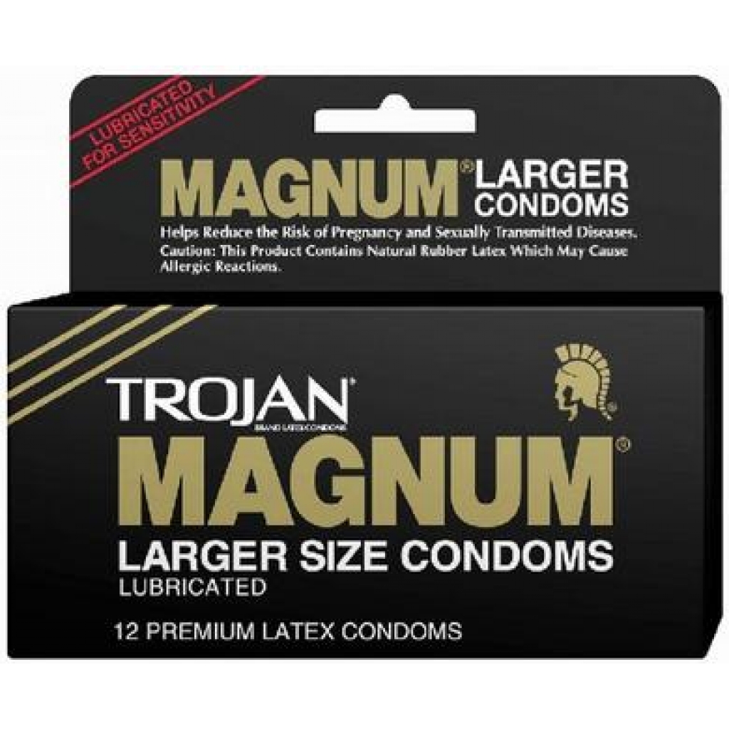 Trojan Magnum 12 Pack - Maximum Comfort and Safety