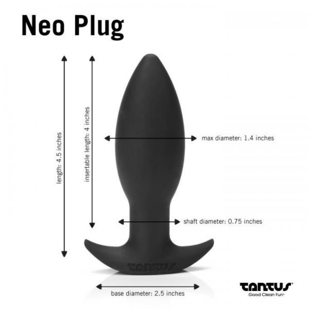 Neo Black - Ideal Beginner's Anal Plug