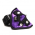 Velvet Vibrating Harness - Beginner Friendly Purple