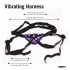 Velvet Vibrating Harness - Beginner Friendly Purple