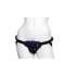 Velvet Vibrating Harness - Beginner Friendly Purple