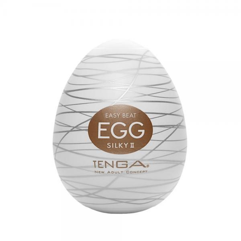 Egg Silky II Disposable Male Masturbator - Tenga