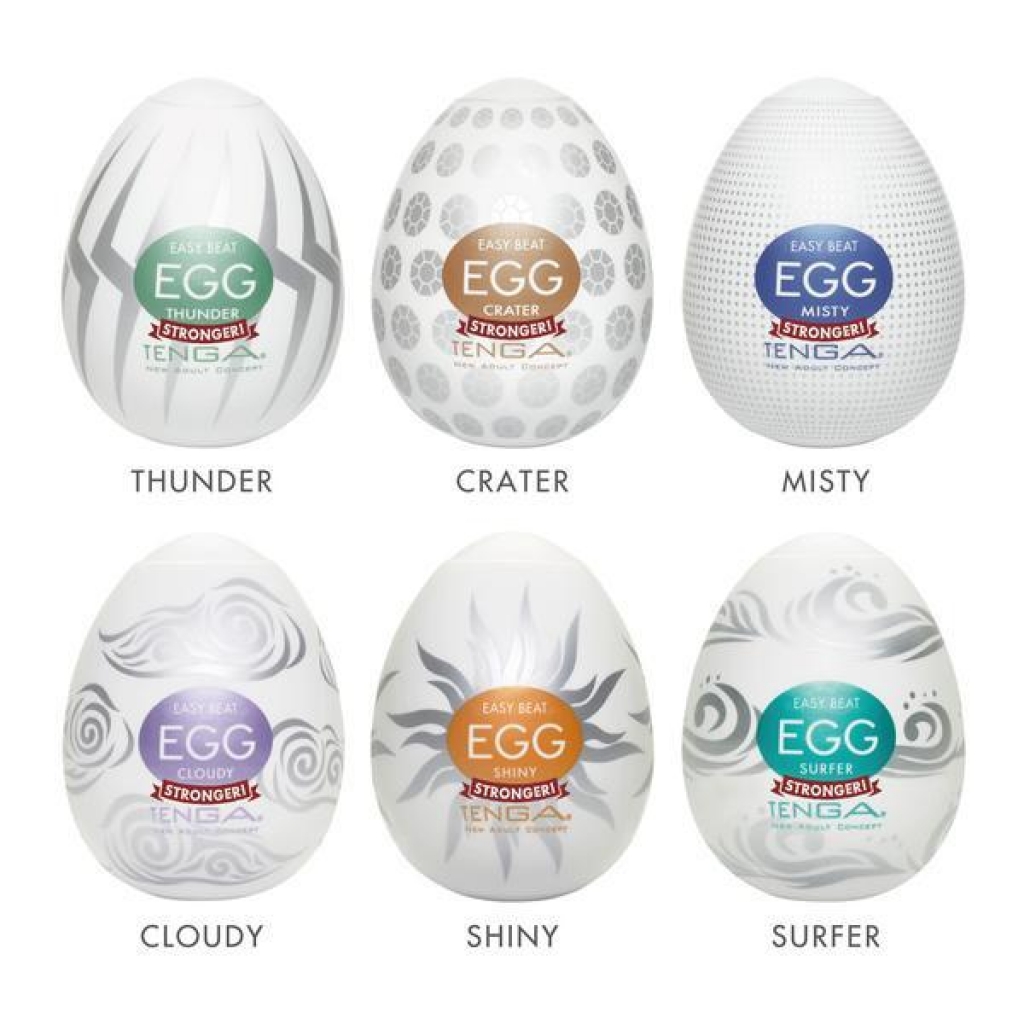 Tenga Egg Variety Pack - Hard Boiled Strokers 6 Pack