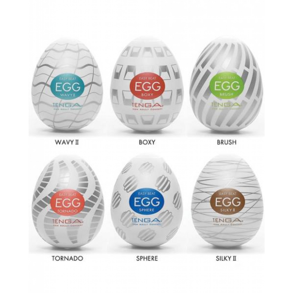 Tenga Egg Variety Pack - Standard Masturbators 6 Pack