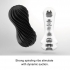 Tenga Flex Stroker - Rocky Black