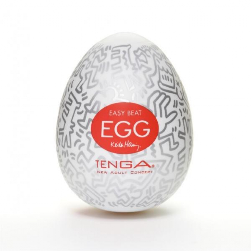 Tenga Keith Haring Egg Party Stroker - Unique Design and Pleasure