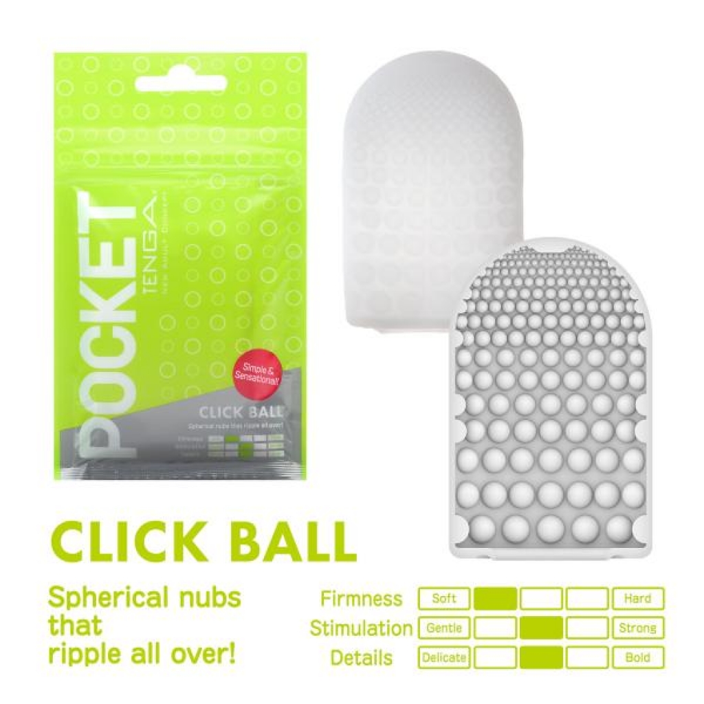 Pocket Tenga Click Ball - Compact Pleasure Device