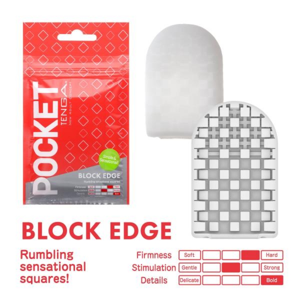 Pocket Tenga Block Edge - Net