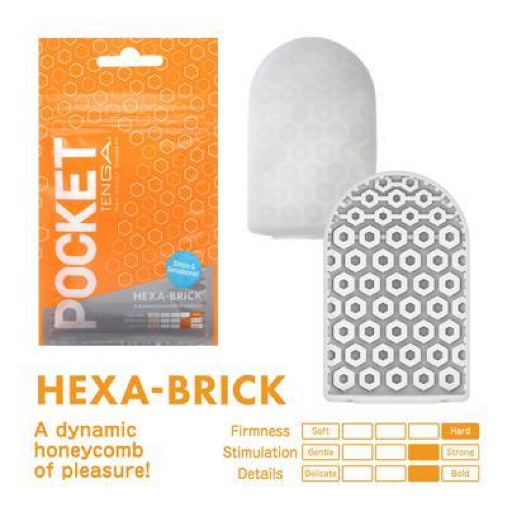 Pocket Tenga Hexa-brick for Enhanced Masturbation