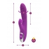 Viben Frenzy Rabbit Vibrator with Clit Suction - Berry