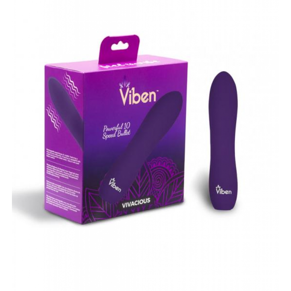 Viben Vivacious 10 Function Bullet Violet