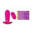 Viben Intrigue Panty Vibe with Pleasure Nubs - Hot Pink