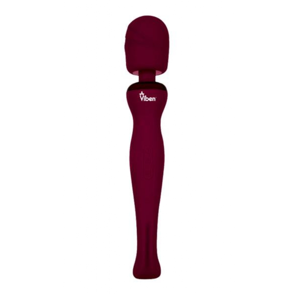 Viben Sultry Intense Handheld Wand Massager - Ruby