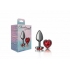 Cheeky Charms Heart Butt Plug - Gunmetal