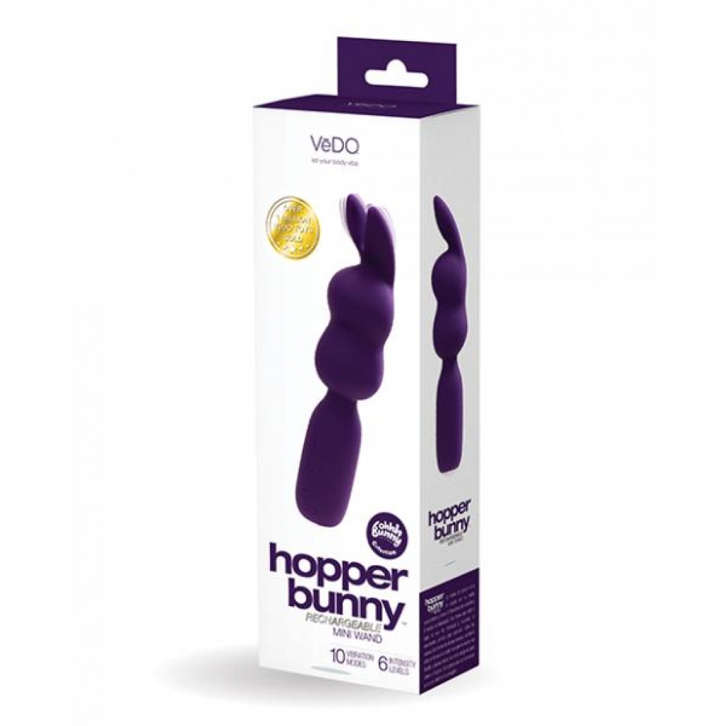 Vedo Hopper Rechargeable Mini Vibe Deep Purple