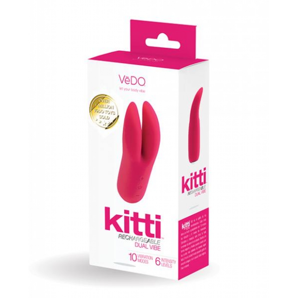 Vedo Kitti Rechargeable Vibe - Foxy Pink