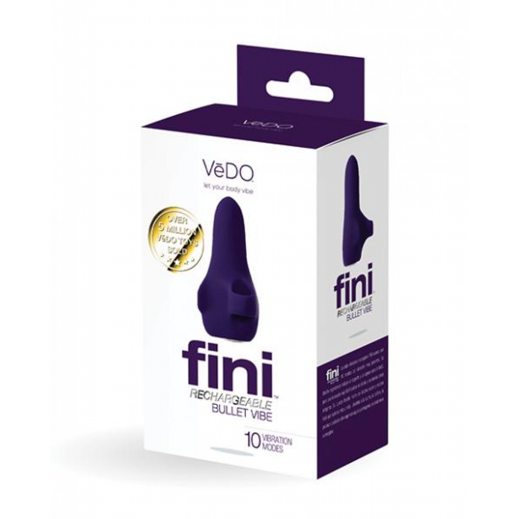 Vedo Fini Rechargeable Bullet Vibe - Playful Purple