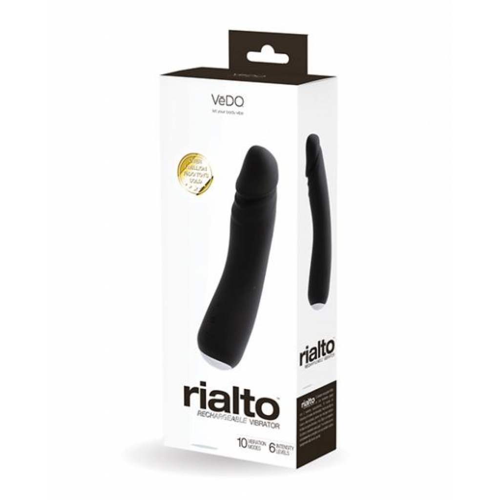 Vedo Rialto Rechargeable Vibe - Pearl Black