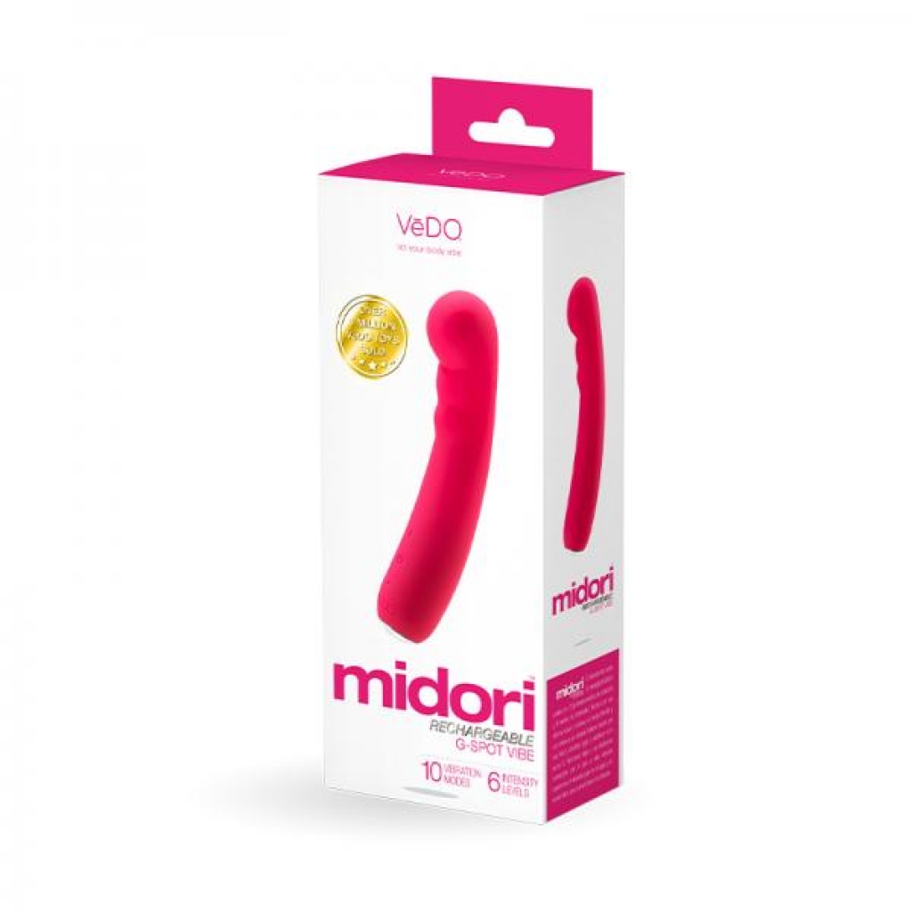 Vedo Midori Premium Rechargeable G-Spot Vibrator - Foxy Pink