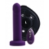 Rechargeable Strap-On: Vedo Strapped - Deep Purple