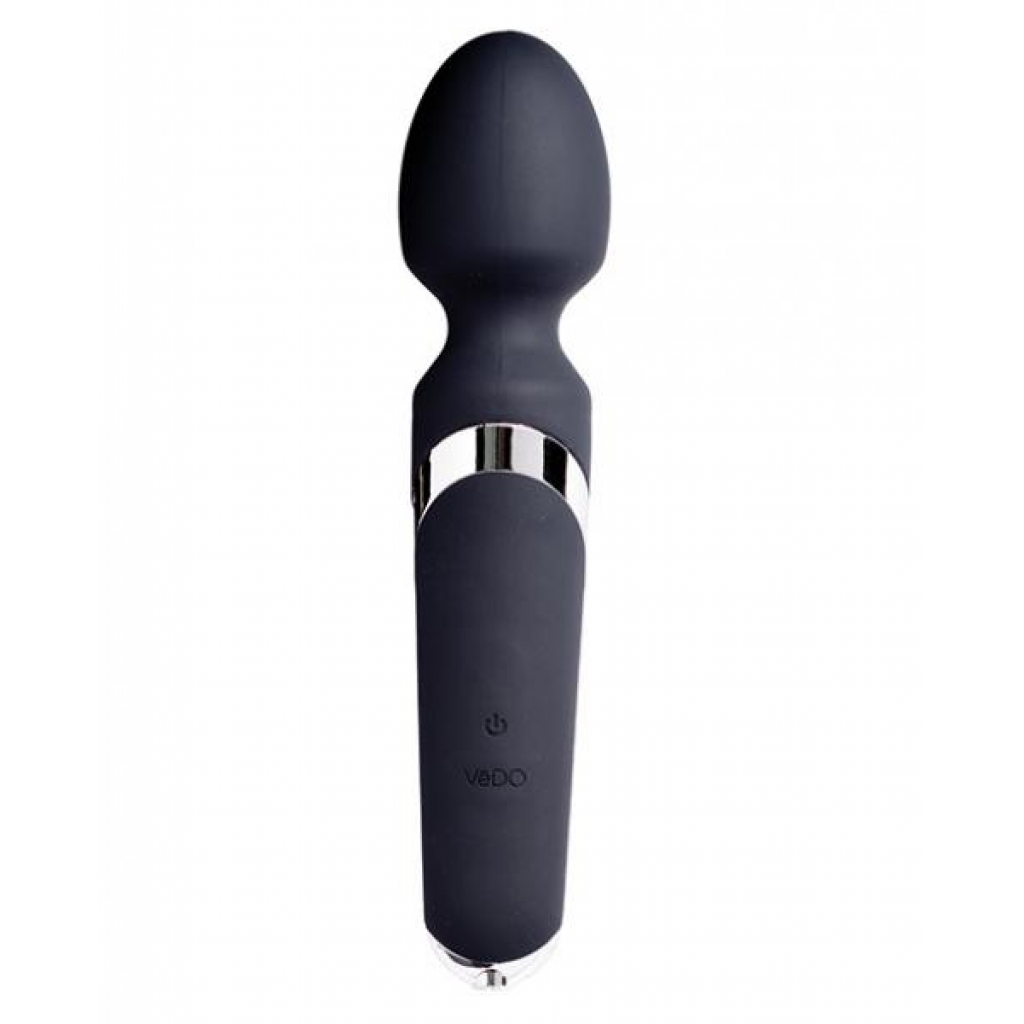 Vedo Wanda Rechargeable Wand Vibe - Black Power