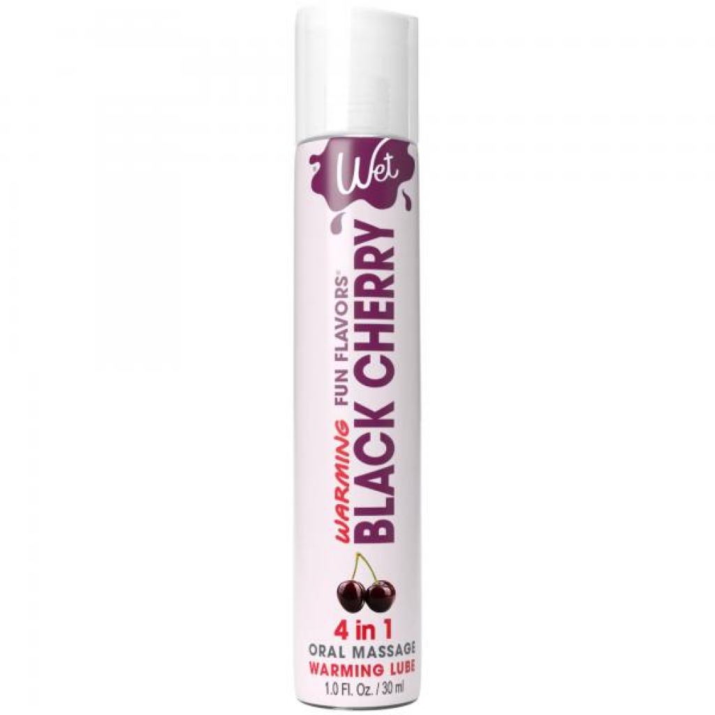 Wet Black Cherry Warming Flavored Lubricant - 1 oz