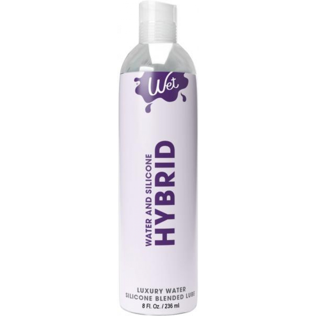 Wet Hybrid Water/Silicone Personal Lubricant - 8 Oz