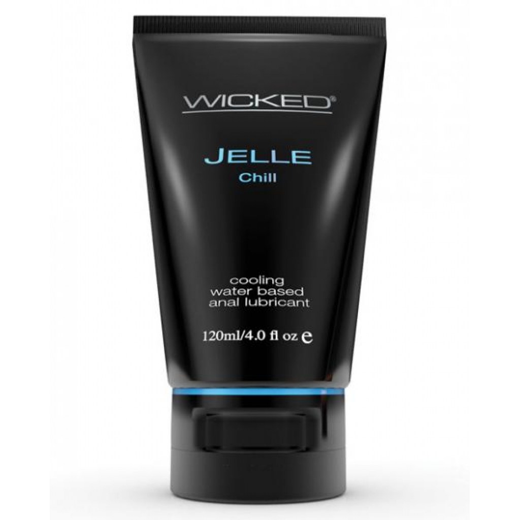 Wicked Jelle Chill Water Base Anal Gel - 4oz Tube