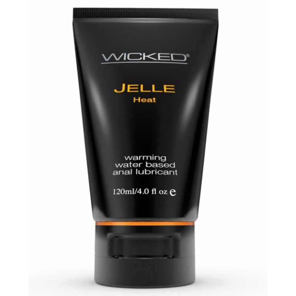 Wicked Jelle Heat Warming Anal Lubricant - 4 Oz