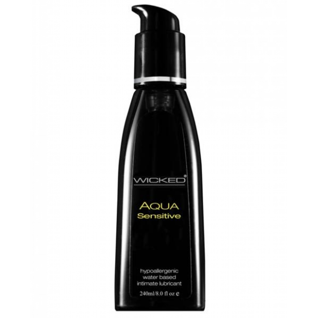 Wicked Aqua Sensitive Lubricant - 8 Fluid Ounces