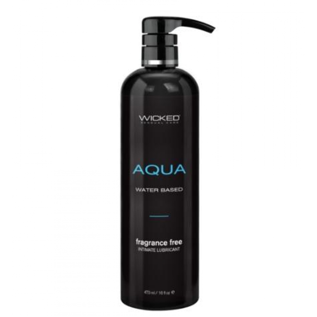 Wicked Aqua Lube 16 Oz - Long-Lasting Water-Based Lubricant