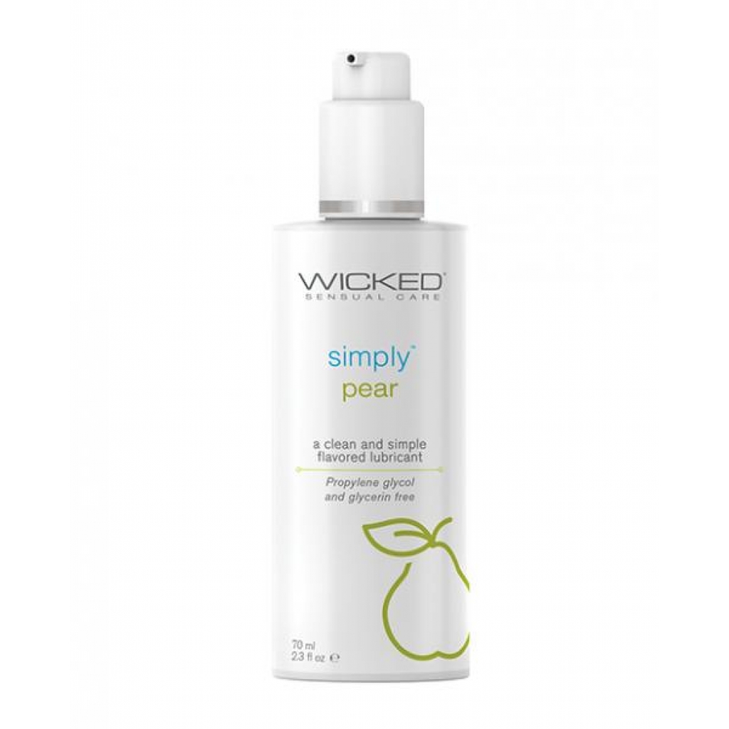 Wicked Simply Pear 2.3 Oz - Flavorful Personal Lubricant