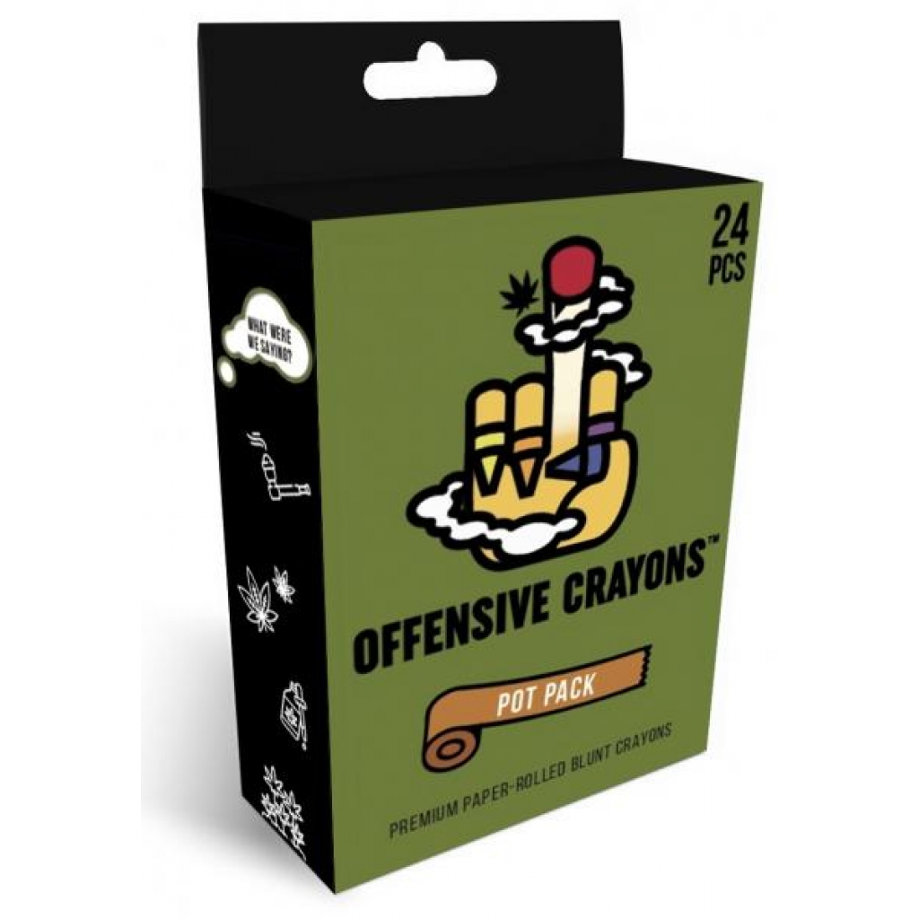 Pot Packs Offensive Crayons - Party Fun