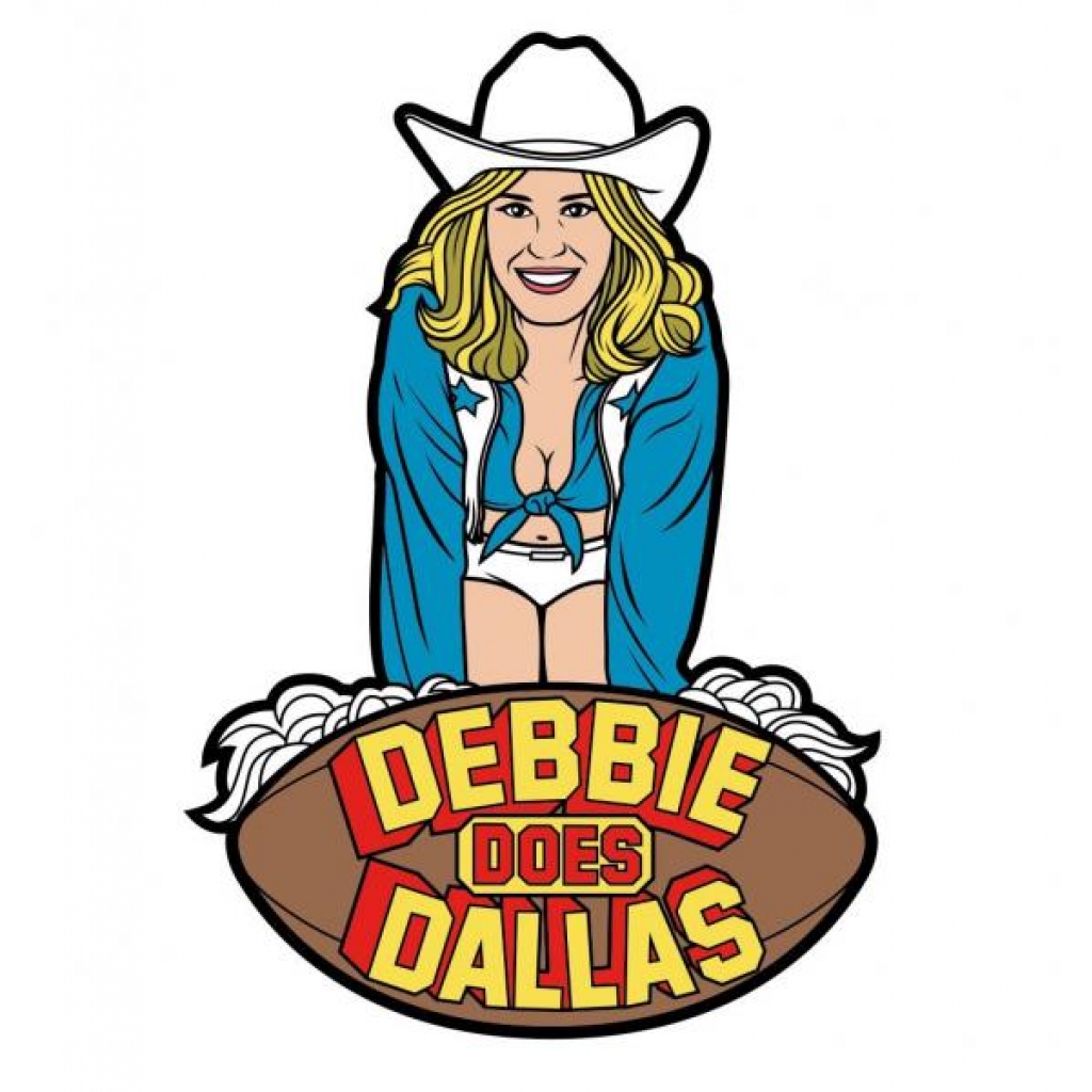 Debbie Does Dallas Enamel Lapel Pin