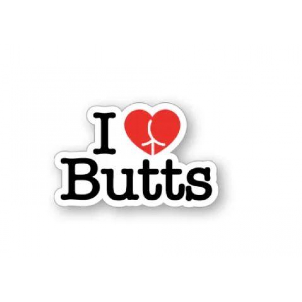 I Love Butts Soft Enamel Pin