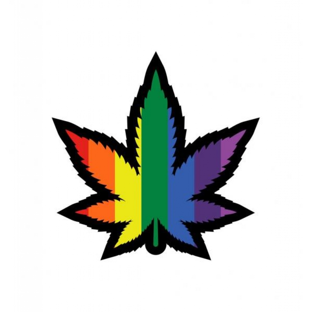 Rainbow Marijuana Leaf Lapel Pin - Fun Accessory for Enthusiasts