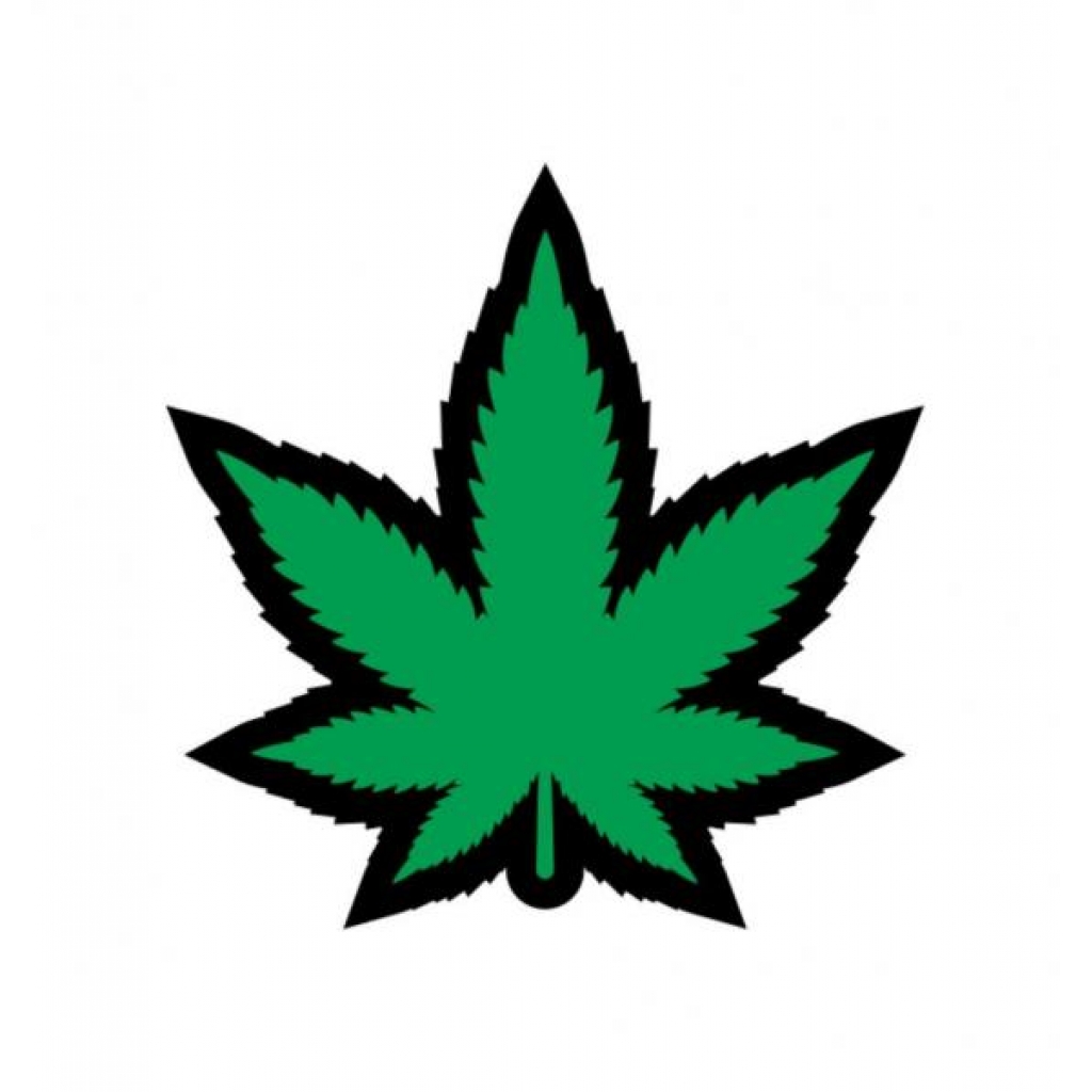 Green Marijuana Leaf Pin - Net