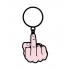 Middle Finger Keychain - Humorous Adult Gift