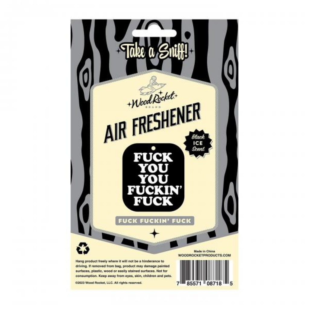 Funny Middle Finger Air Freshener - Humorous Gift