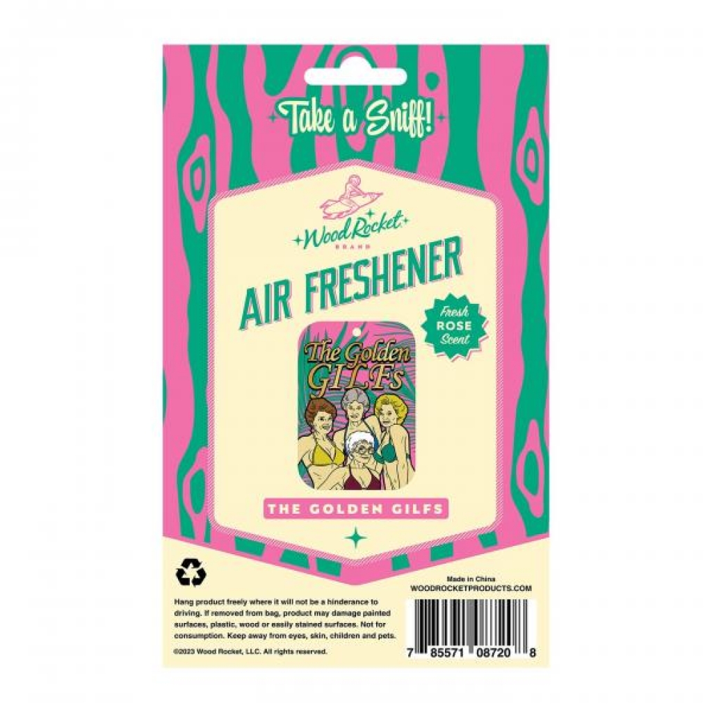 Golden Gilfs Air Freshener - Premium Rose Scent