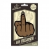 Middle Finger Brown Air Freshener