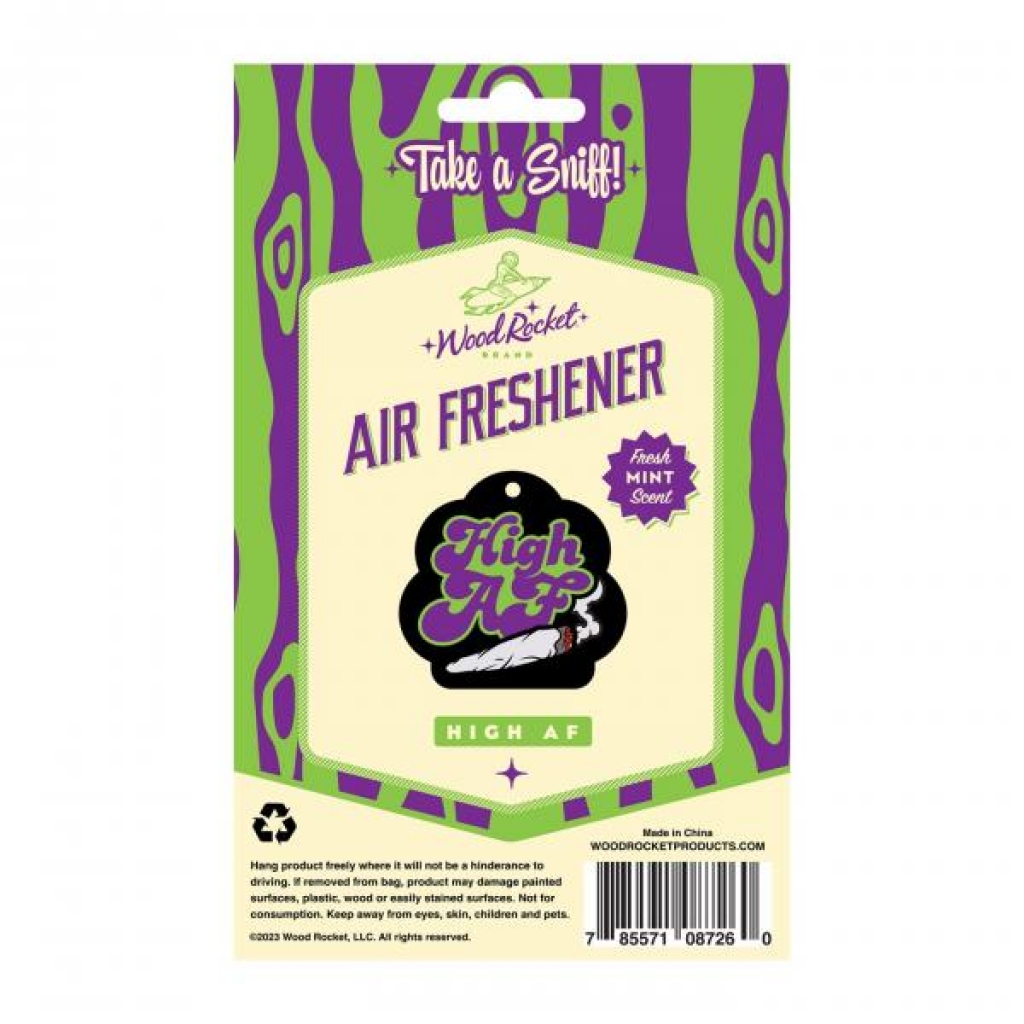 High AF Air Freshener - Fresh Mint Scented Delight