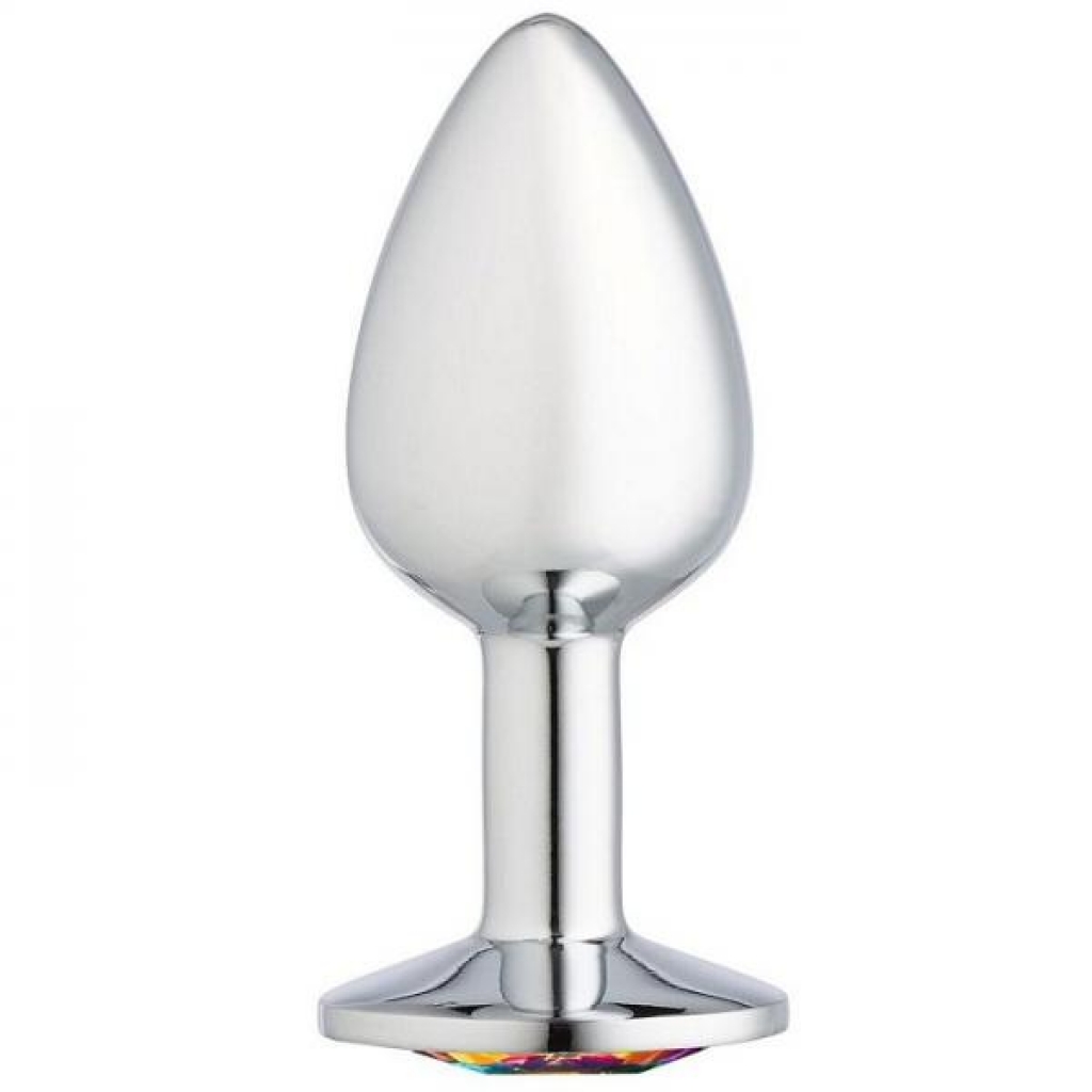 Cloud 9 Gems Silver Chromed Anal Plug - Small