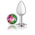 Cloud 9 Gems Silver Chromed Anal Plug - Small