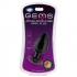 Large Cloud 9 Gems Black Silicone Anal Plug