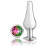 Cloud 9 Gems Silver Chromed Tall Anal Plug - Small