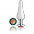 Cloud 9 Gems Silver Chromed Tall Anal Plug - Large