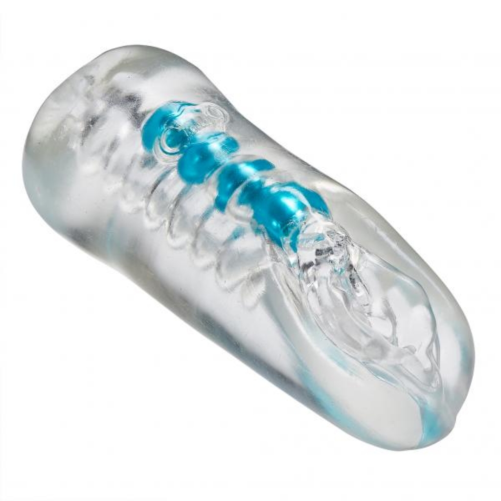 Cloud 9 Double Ended Beaded Stroker - Clear