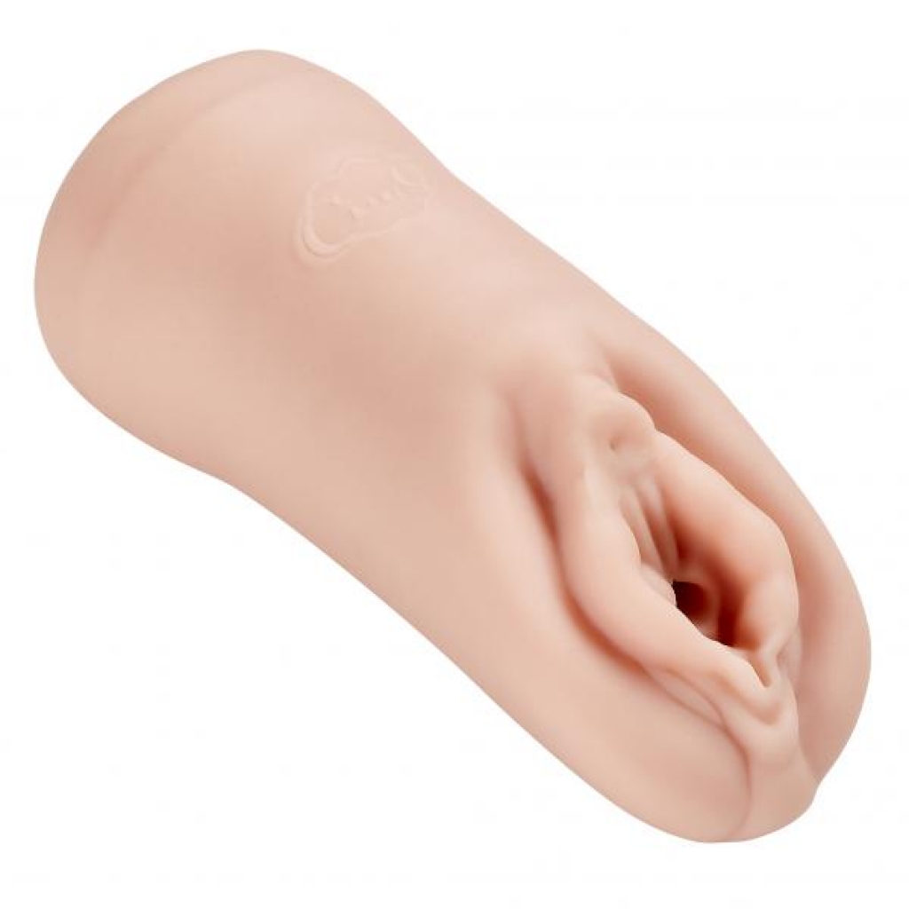 Cloud 9 Personal Double Ended Ribbed Stroker - Beige