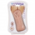 Cloud 9 Personal Double Ended Ribbed Stroker - Beige